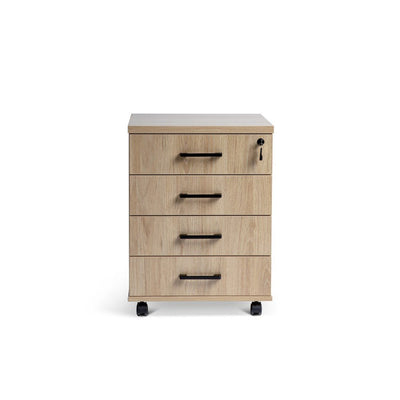 Oki 4-Drawer Mobile Drawers - Home Office Space NZ