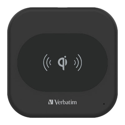 Verbatim Essentials Wireless Charger 15W Black - Home Office Space NZ