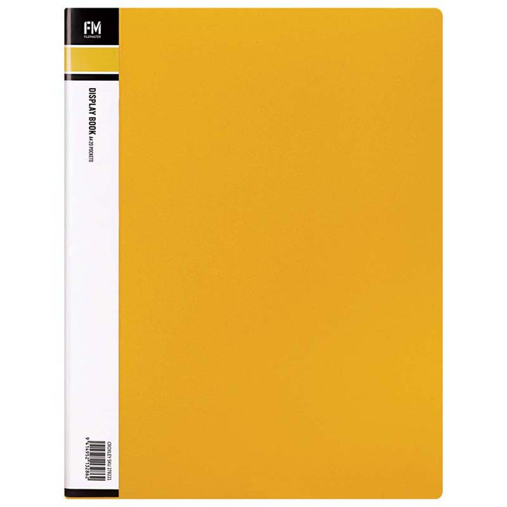 FM Display Book A4 20x Pocket - Multiple Colours