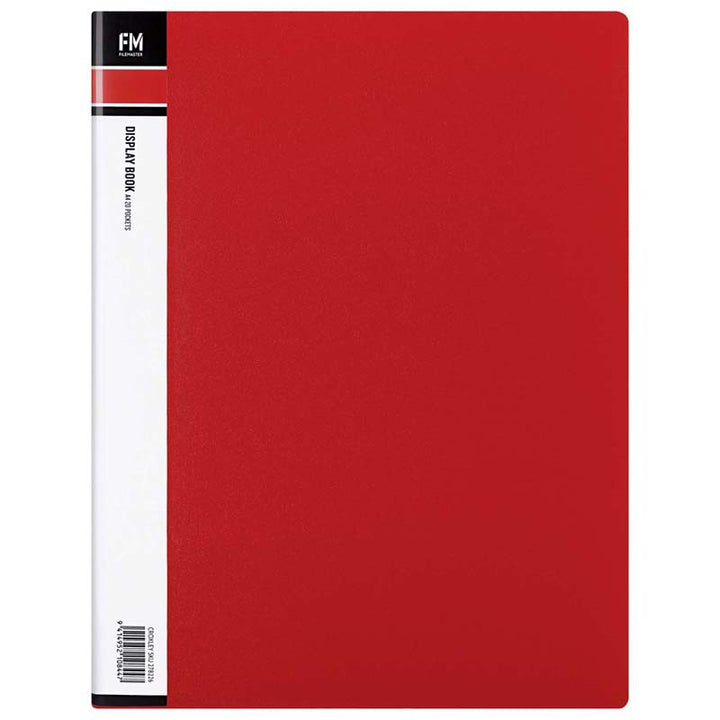 FM Display Book A4 20x Pocket - Multiple Colours
