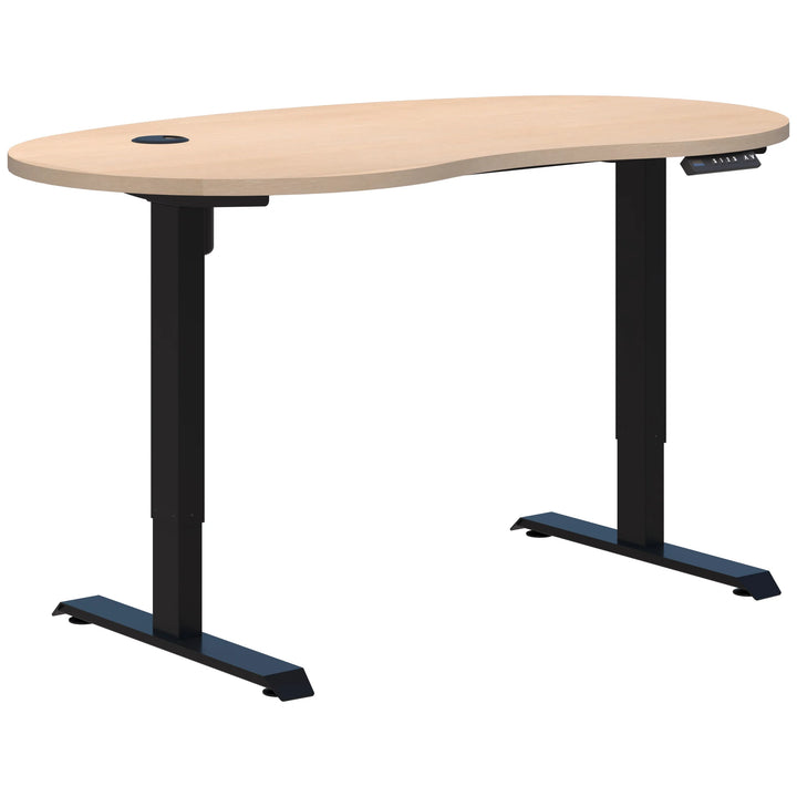 Duo II Electric Single Desk - Bean Shape (Height Adjustable)