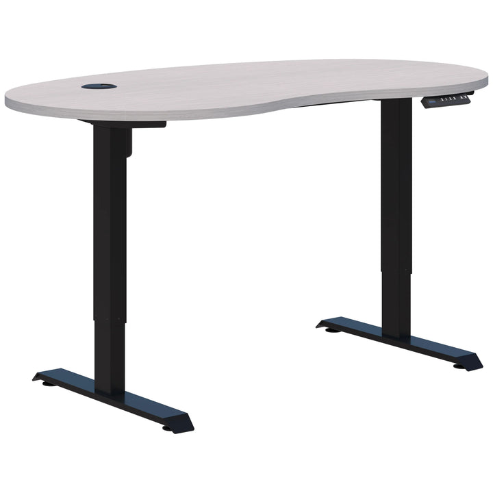 Duo II Electric Single Desk - Bean Shape (Height Adjustable)