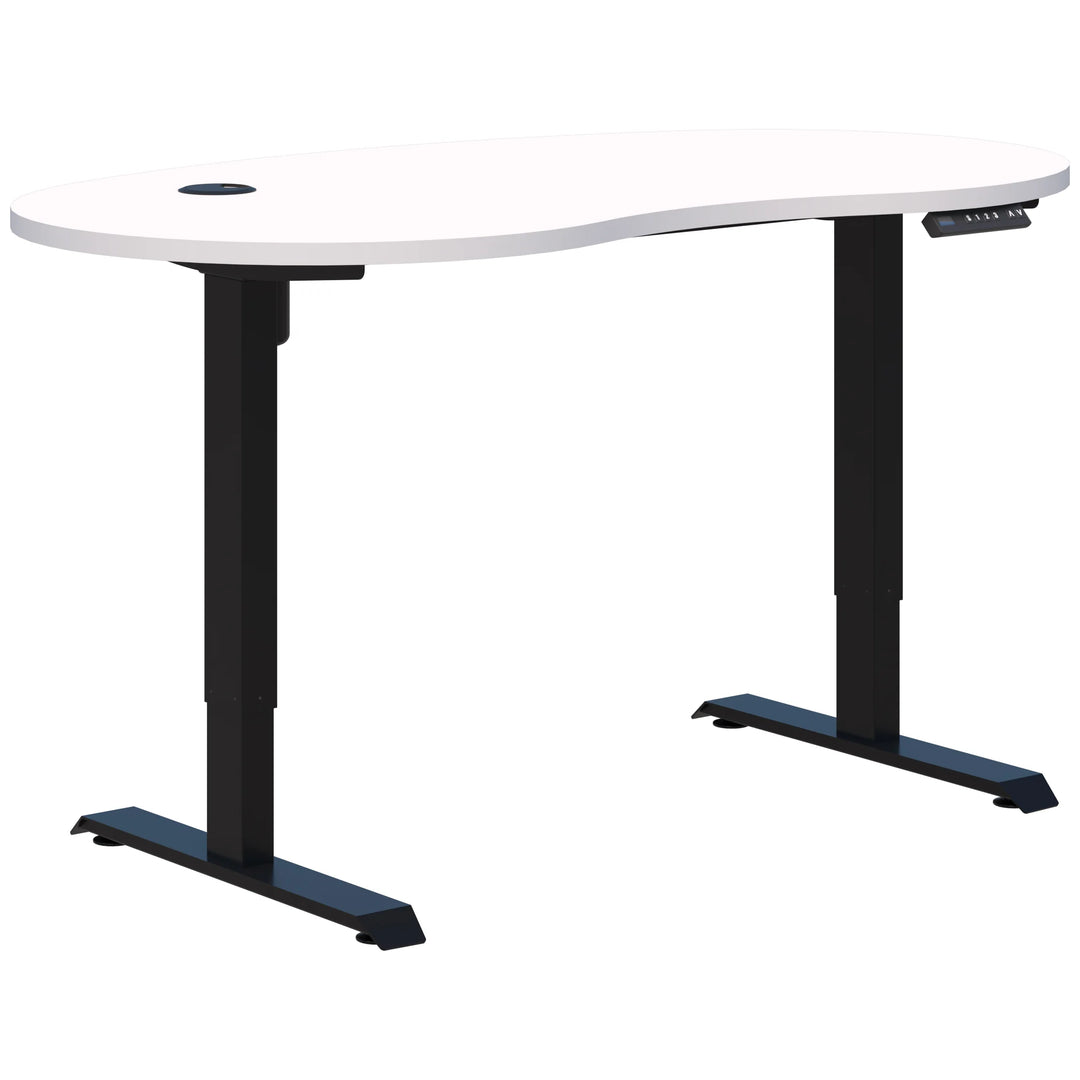 Duo II Electric Single Desk - Bean Shape (Height Adjustable)