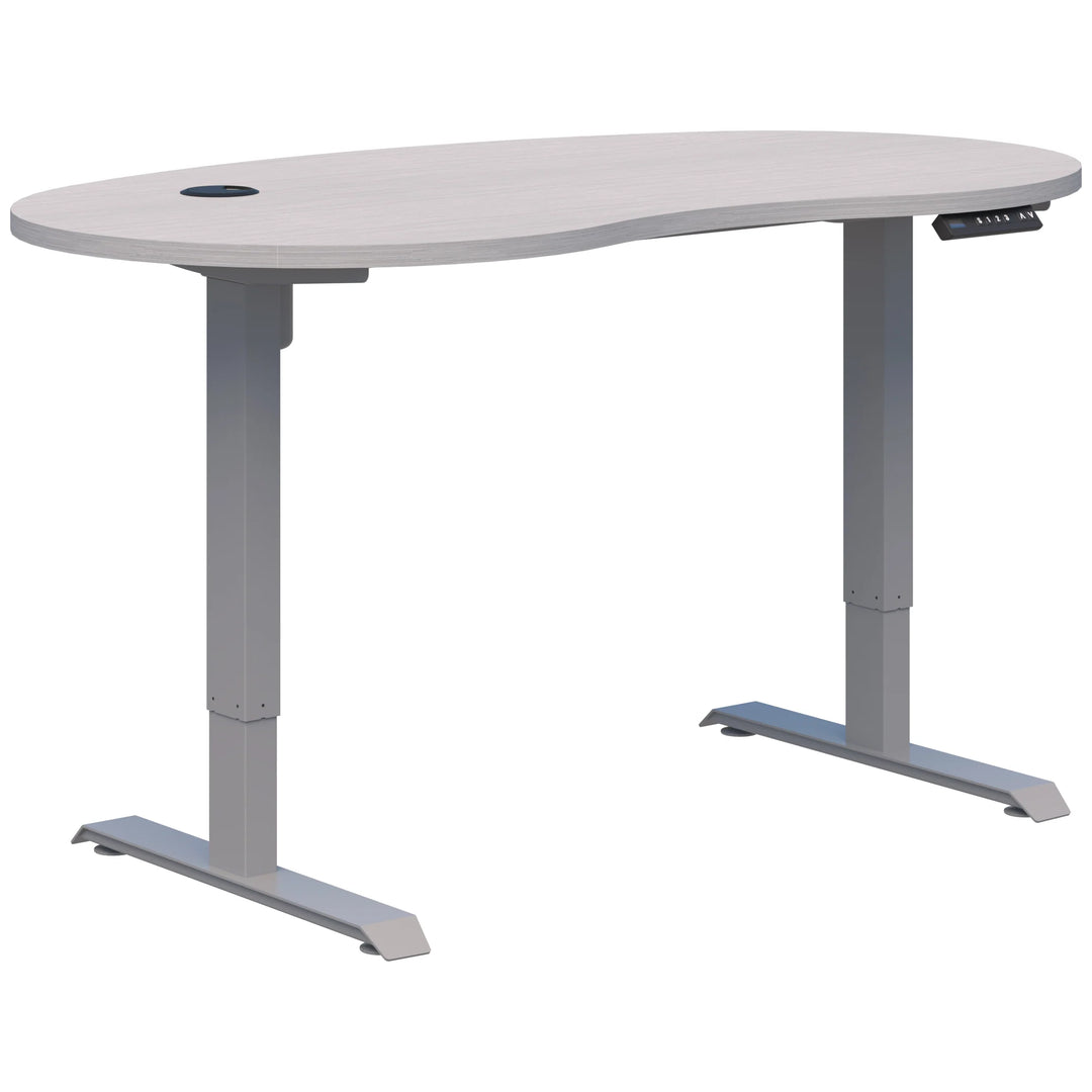 Duo II Electric Single Desk - Bean Shape (Height Adjustable)