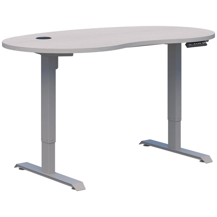 Duo II Electric Single Desk - Bean Shape (Height Adjustable)