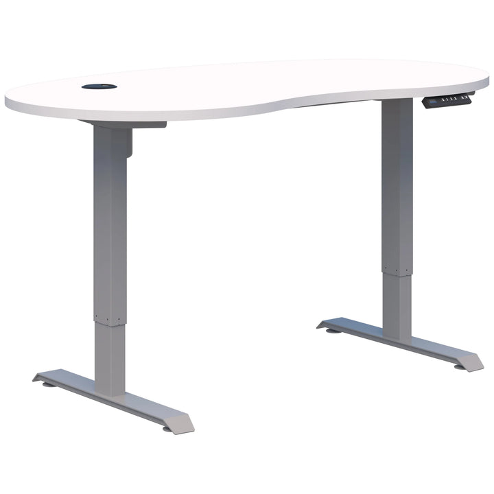 Duo II Electric Single Desk - Bean Shape (Height Adjustable)