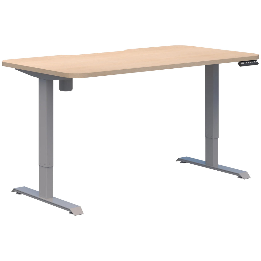 Duo II Electric Single Desk Radius Corners (Height Adjustable)