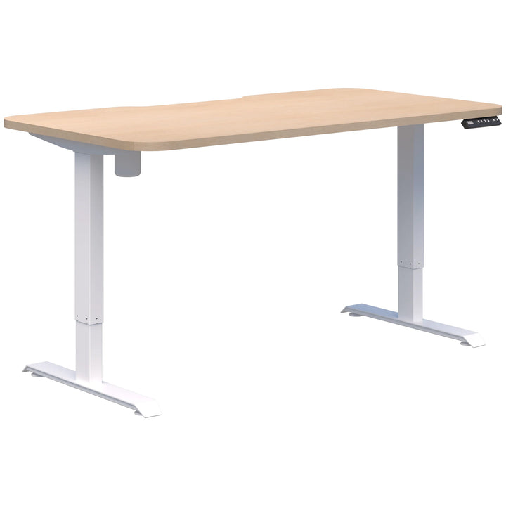 Duo II Electric Single Desk Radius Corners (Height Adjustable)