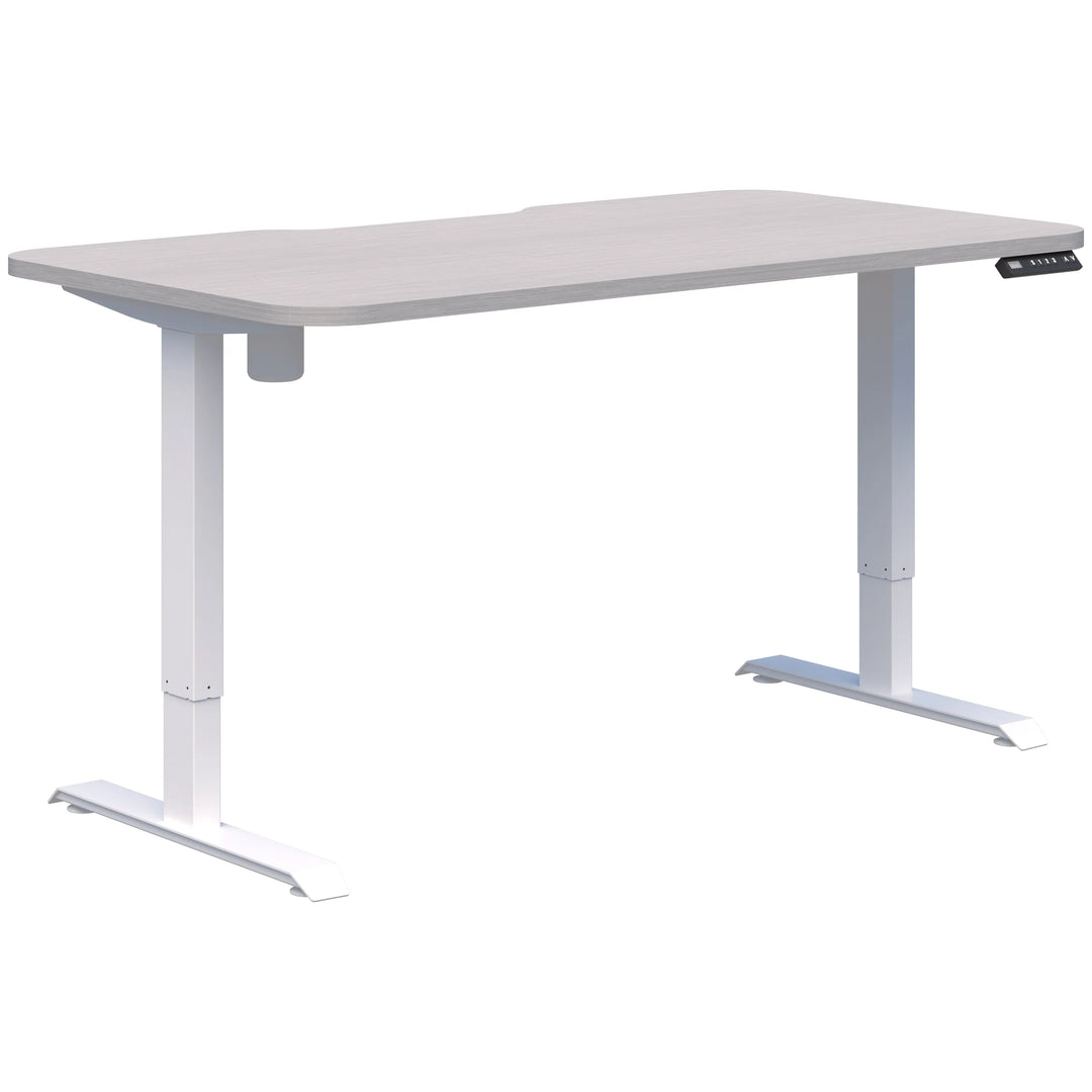 Duo II Electric Single Desk Radius Corners (Height Adjustable)