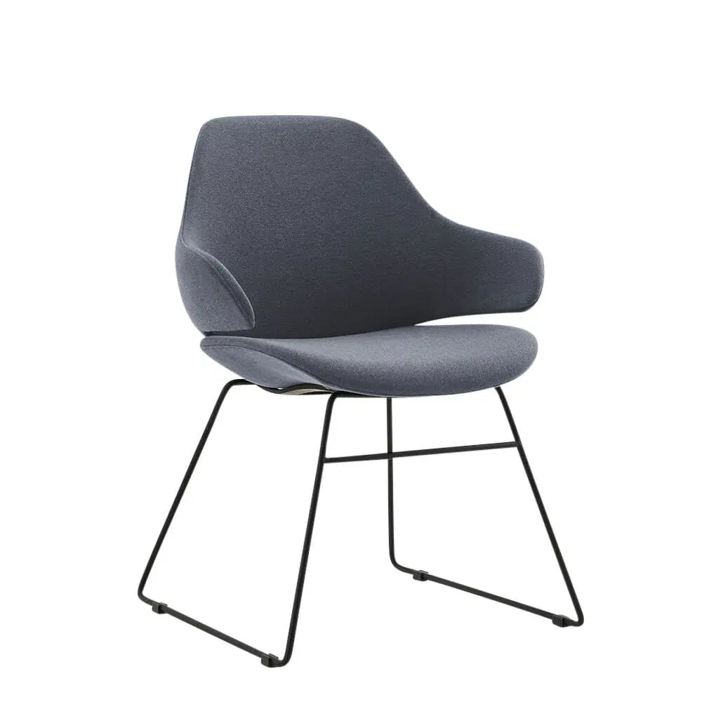 Konfurb Orbit Mid Back Sled Base - Home Office Space NZ