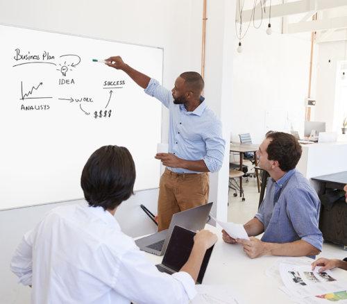 Clarity Superior Porcelain Whiteboard - Home Office Space NZ
