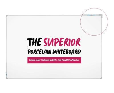 Clarity Superior Porcelain Whiteboard - Home Office Space NZ