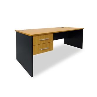 Delta 1500 Straight Desk with Drawers - Home Office Space NZ