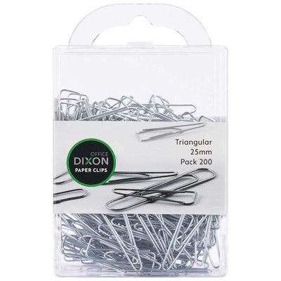 Dixon Paper Clips 25mm Tri Pack 200 - Home Office Space NZ