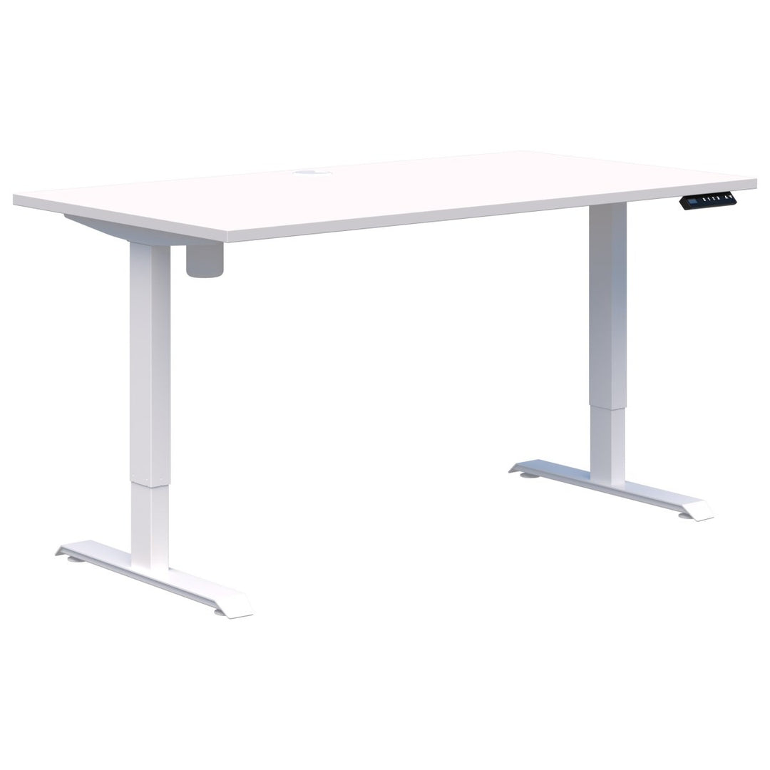 Duo II Electric Single Desk (Height Adjustable) - Home Office Space NZ