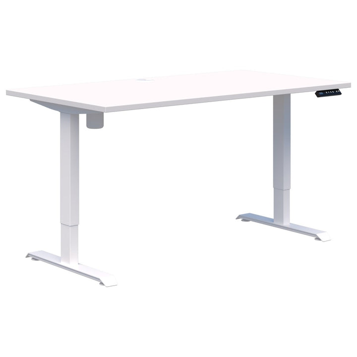 Duo II Electric Single Desk (Height Adjustable) - Home Office Space NZ