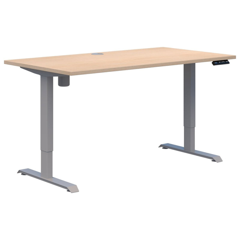 Duo II Electric Single Desk (Height Adjustable) - Home Office Space NZ