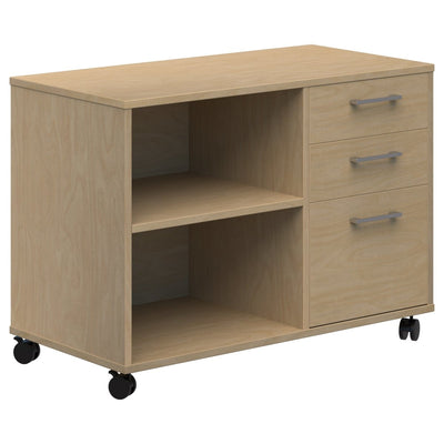 Mascot Mobile Caddy (Drawers + Shelving) - Home Office Space NZ