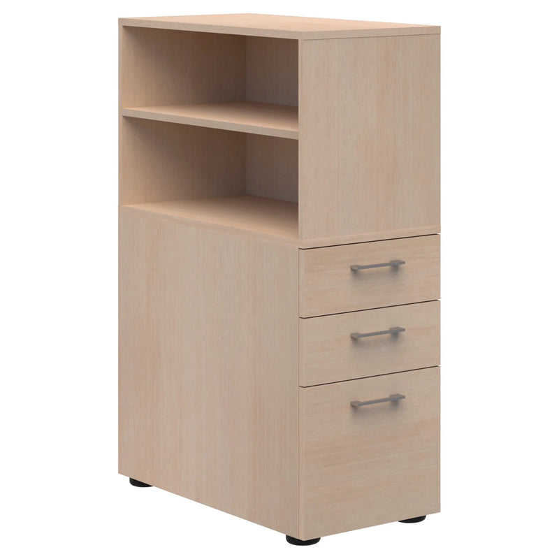 Mascot Personal Storage (Drawers & Open Shelf) - Home Office Space NZ