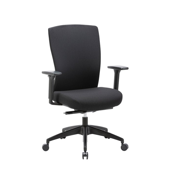 Mentor Upholstered Back with Nylon Base - Home Office Space NZ