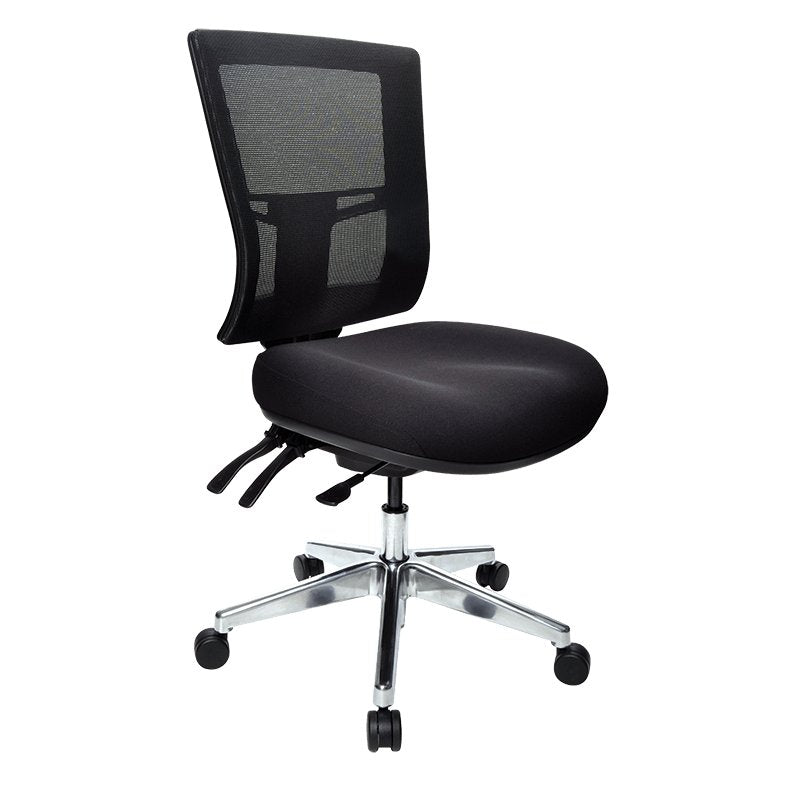 Metro II With Polished Aluminium Base - Home Office Space NZ