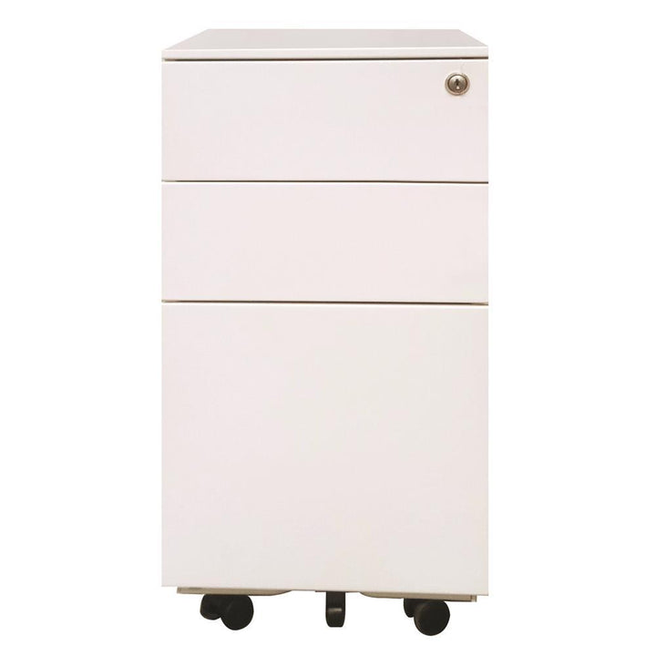 Milano 300 Slimline 2-Drawer + File Storage Unit - Home Office Space NZ