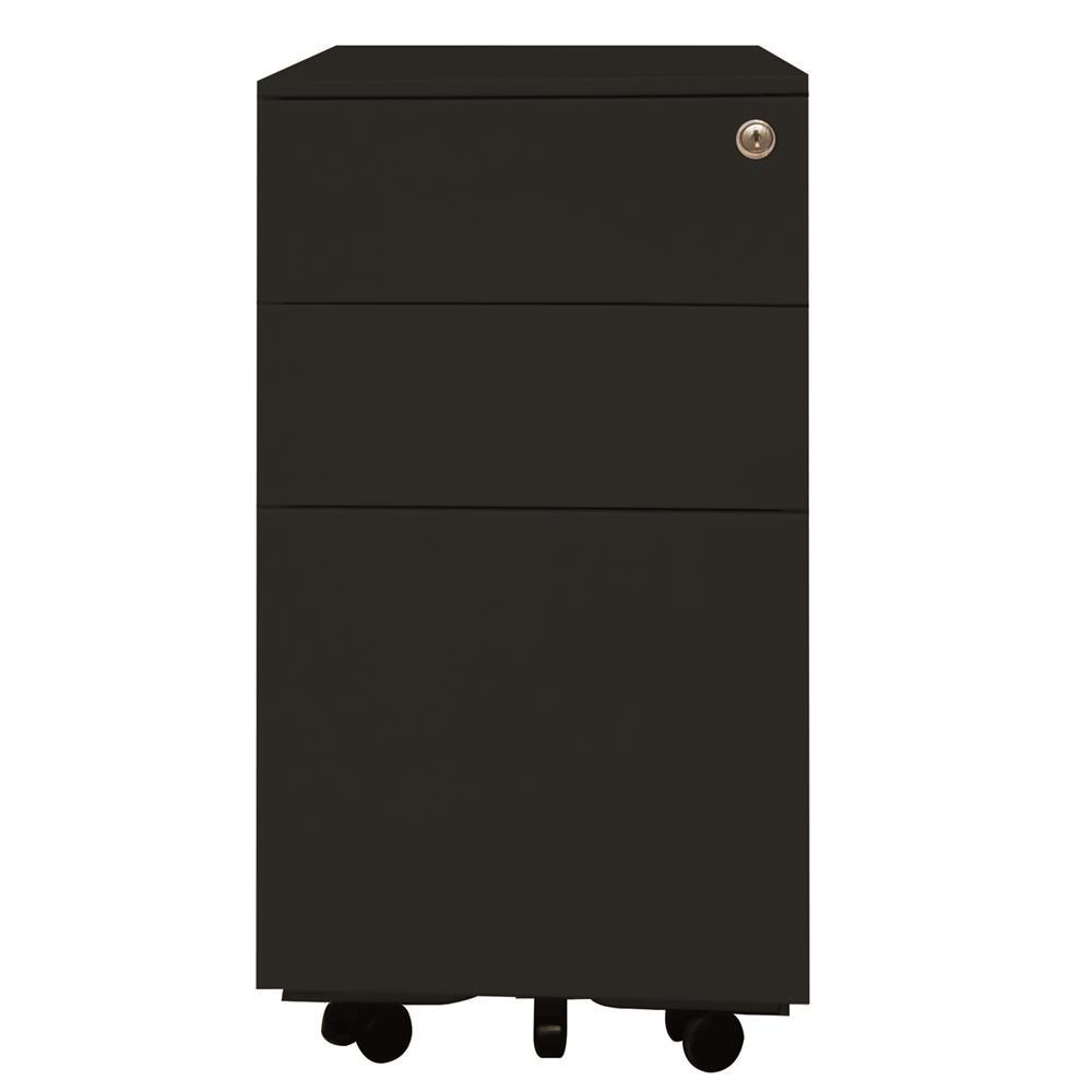 Milano 300 Slimline 2-Drawer + File Storage Unit - Home Office Space NZ