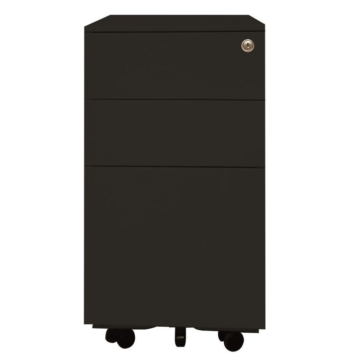 Milano 300 Slimline 2-Drawer + File Storage Unit - Home Office Space NZ