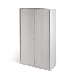 Milano Storage Tambour (Black or White) - Home Office Space NZ