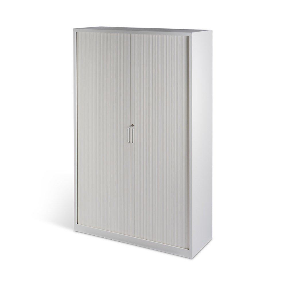 Milano Storage Tambour (Black or White) - Home Office Space NZ