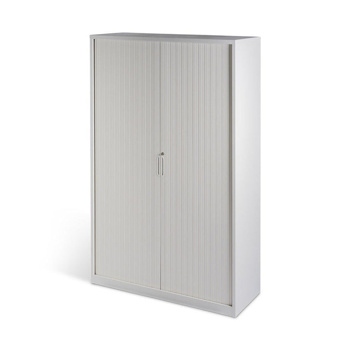 Milano Storage Tambour (Black or White) - Home Office Space NZ