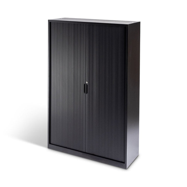 Milano Storage Tambour (Black or White) - Home Office Space NZ