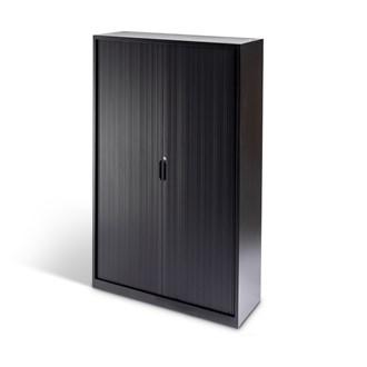 Milano Storage Tambour (Black or White) - Home Office Space NZ