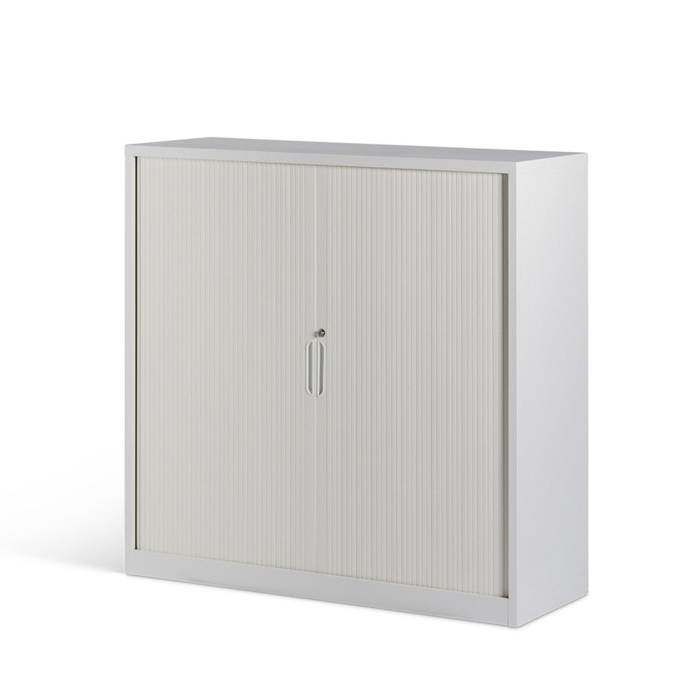 Milano Storage Tambour (Black or White) - Home Office Space NZ