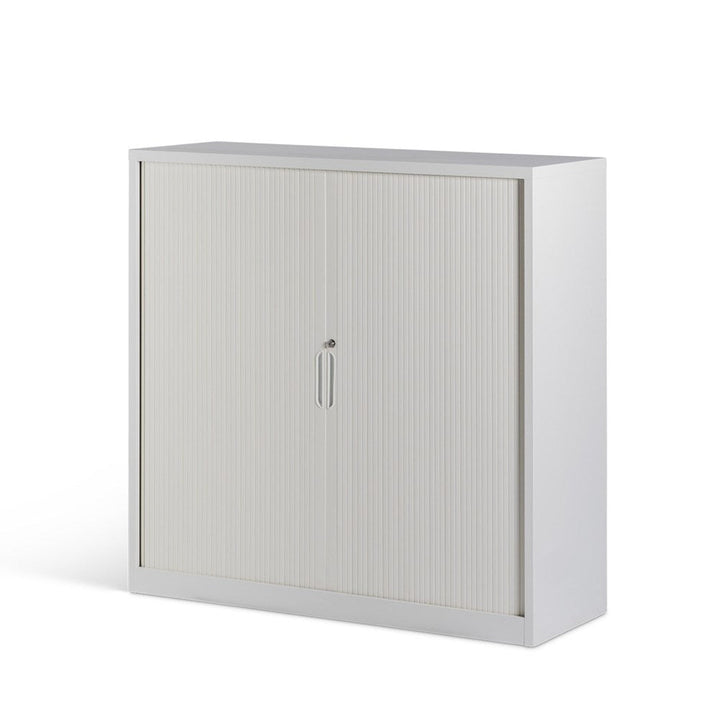 Milano Storage Tambour (Black or White) - Home Office Space NZ