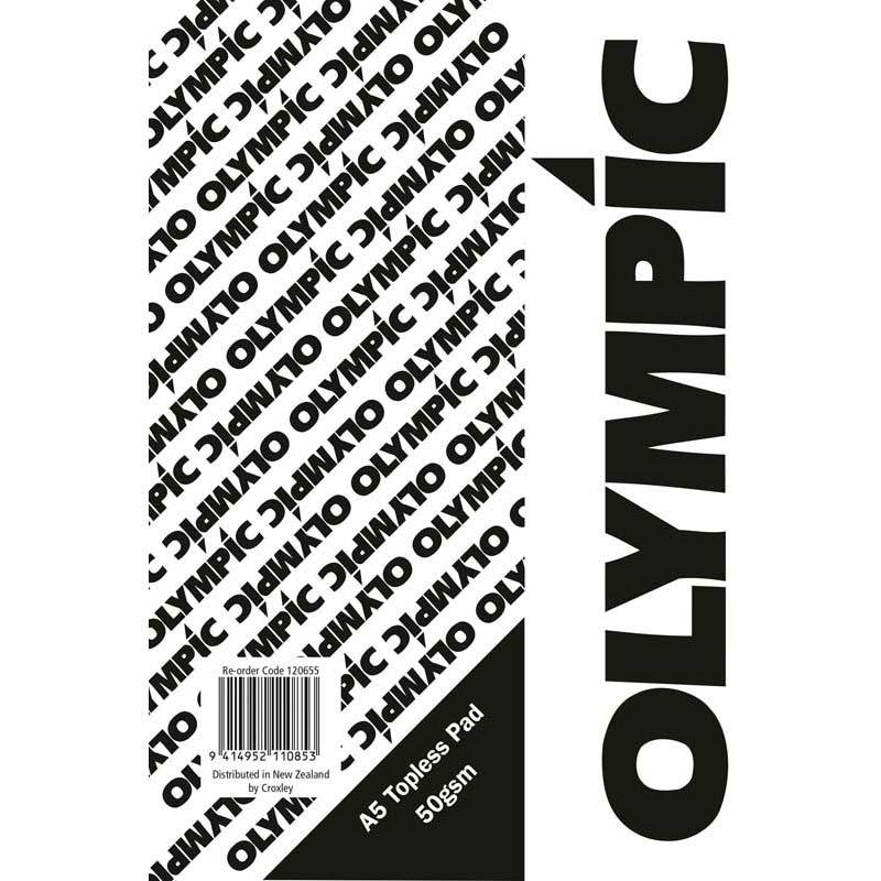 Olympic Topless Pad A5 - Home Office Space NZ