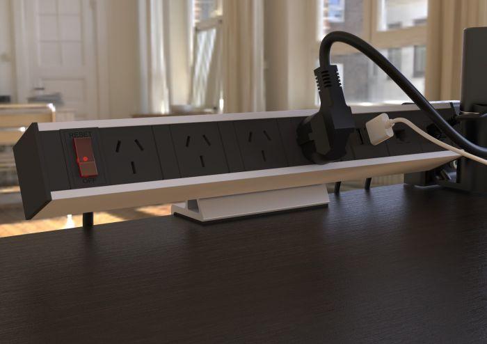 Power Board Desk Clamp - Home Office Space NZ