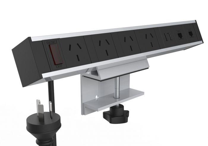 Power Board Desk Clamp - Home Office Space NZ