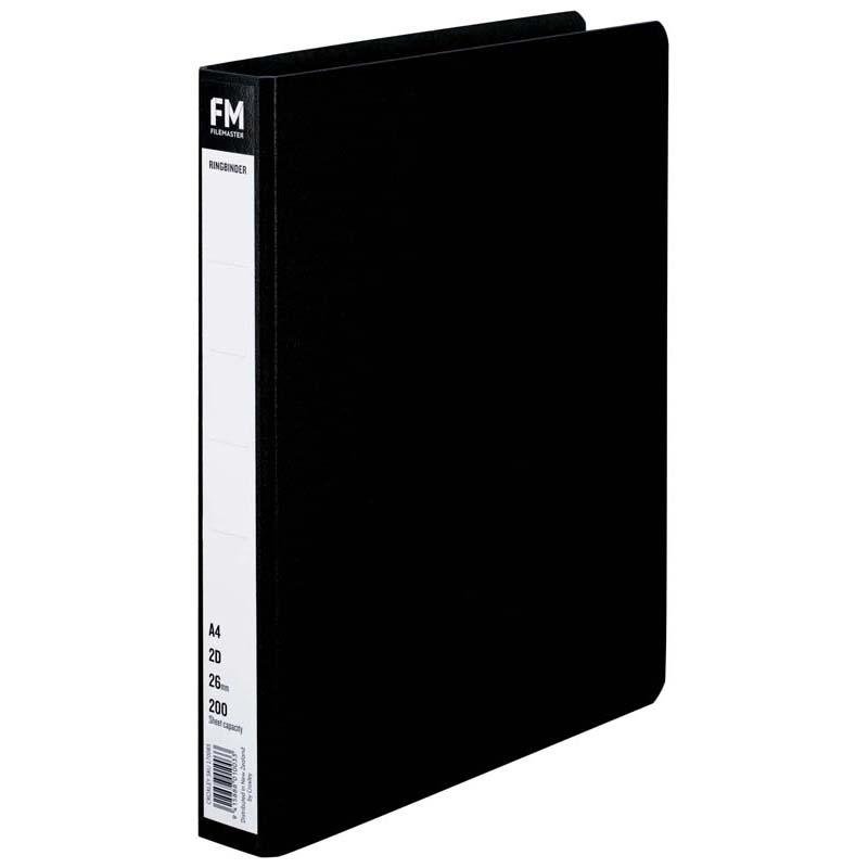 Ringbinder A4 Black Trunk Board - Home Office Space NZ