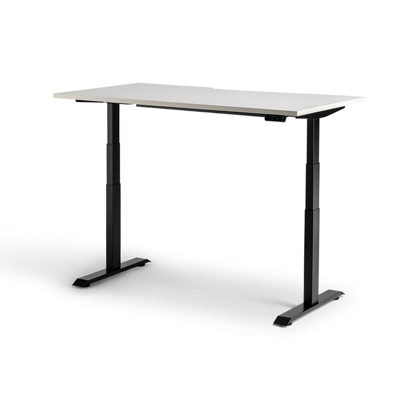 Rise Electric Height Adjustable Desk - Black / White - Home Office Space NZ