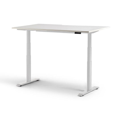 Rise Electric Height Adjustable Desk - White/White - Home Office Space NZ