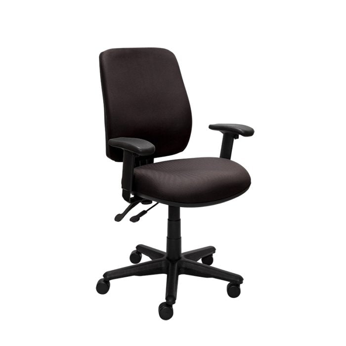 Roma – 2-Lever High Back with Nylon Base - Home Office Space NZ