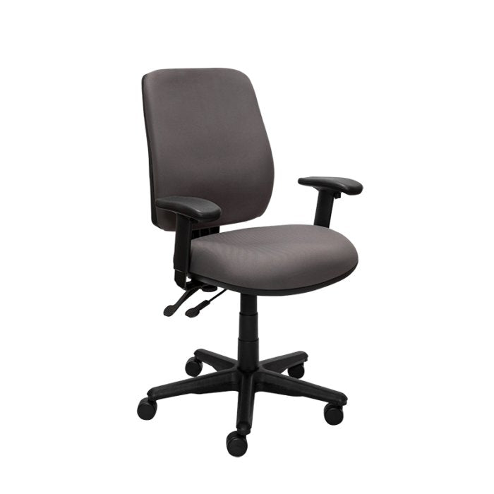 Roma – 2-Lever High Back with Nylon Base - Home Office Space NZ