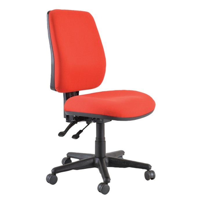 Roma – 2-Lever High Back with Nylon Base - Home Office Space NZ