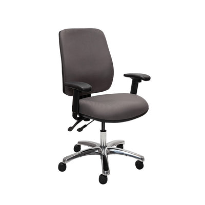 Roma – 3 Lever High Back + Polished Aluminium Base - Home Office Space NZ