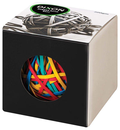 Rubber Band Ball 200gm Assorted Colour's - Home Office Space NZ