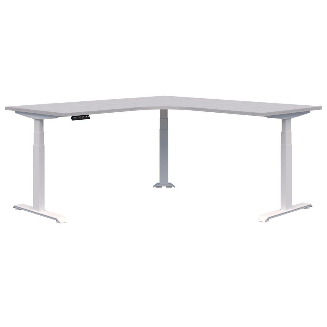 Summit II Electric 90 Degree Corner Workstation Desk 1800x1800x800 - Home Office Space NZ
