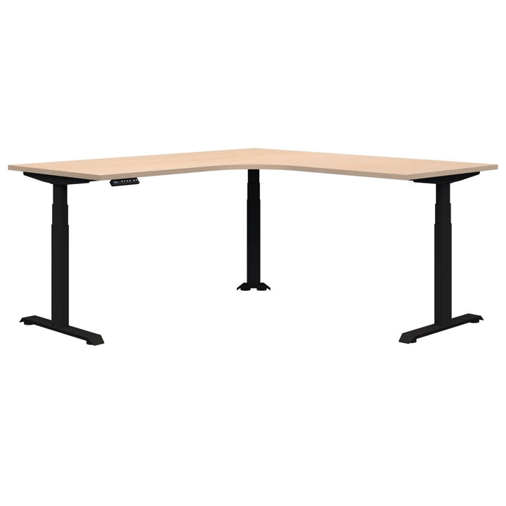 Summit II Electric 90 Degree Corner Workstation Desk 1800x1800x800 - Home Office Space NZ