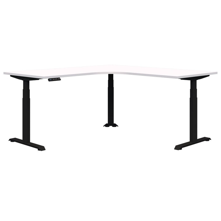 Summit II Electric 90 Degree Corner Workstation Desk 1800x1800x800 - Home Office Space NZ