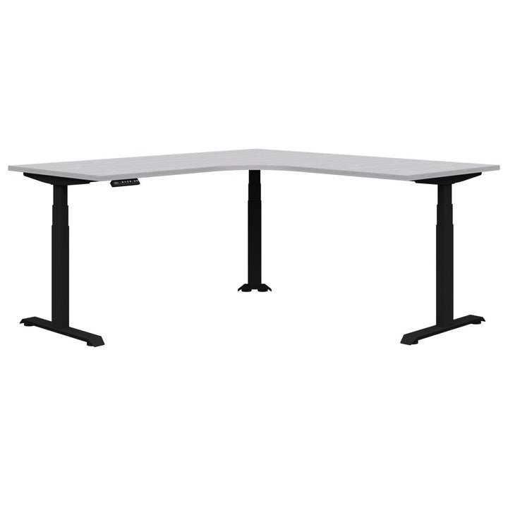 Summit II Electric 90 Degree Corner Workstation Desk 1800x1800x800 - Home Office Space NZ